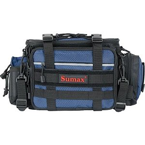 Bolsa Sumax SM1821 com Caixa de Isca - Azul