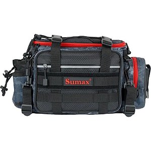 Bolsa Sumax SM1821 com Caixa de Isca - Camuflada