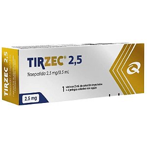 Kit Tirzepatida 2,5mg/0,5mL (4 Seringas pré-carregadas)