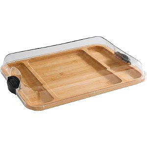 Bandeja con Tapa Bamboo 30.4x40.6cm Farberware - 5317650EU