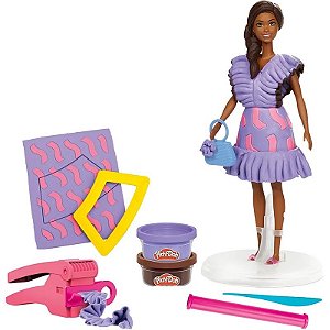 Massinha de Modelar Play-Doh Barbie Fashionista Ruffles Hasbro - G1354