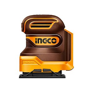 Lixadeira de folha sem fio Ingco CSHLI20141 - 12000RPM - 220V 50/60Hz - Marrom e Laranja