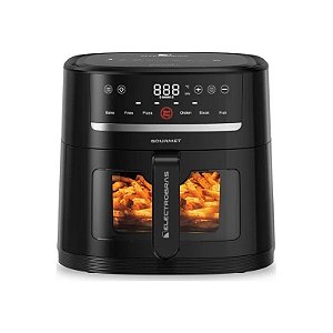 Fritadeira Elétrica Electrobas Gourmet EBAF-66 1.500 Watts 6.6 Litros 220 - 240V ~ 50/60HZ - Preta