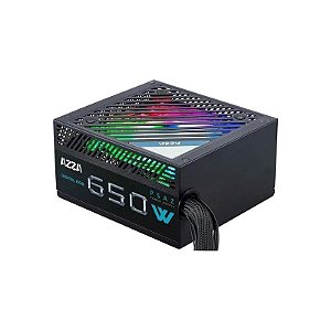 Fonte 650W Azza PSAZ-650 80PLUS Bronze Argb