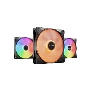 Cooler Be Quiet! Light Wings LX 140MM PWM HS BL130 3 Ventoinhas Argb - Preto