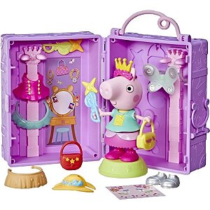 Guarda-Roupa de Vestir Peppa Pig Hasbro - G1017 - (18 peças)