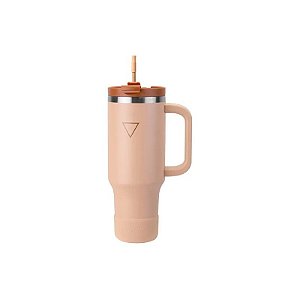Copo Térmico com Canudo Hydrate 1.183ML Bege