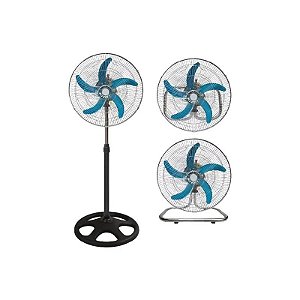 Ventilador de Coluna HD-Play HD-5A3EN1 - 60W - 45cm - 220V/50Hz - Preto