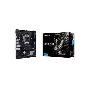 Placa-mãe MB 1700 Biostar H610MHC 2.0 DDR4/HDMI/VGA/M.2/USB3