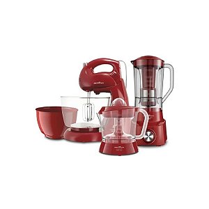 Kit Britânia BKT54V 3 Em 1 120V Vermelho