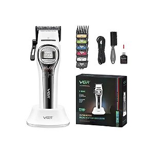 Cortador de Cabelo Voyager VGR V-888C Recarregável - Branco