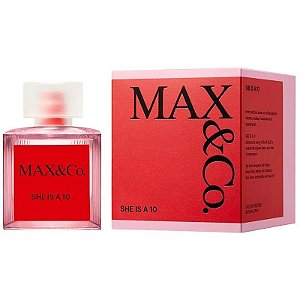 Perfume MAX&Co She Is A 10 EDP 100mL - Feminino