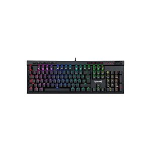 Teclado Gamer Redragon K580RGB Vata com Fio Inglês - Preto