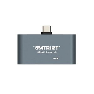 Hub USB-C Patriot PMD256GH013 256GB 3 em 1 - Cinza