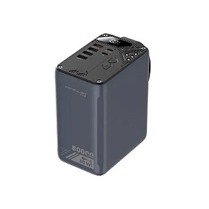 Carregador Portátil Konfulon A49Q 80000MAH Super Rápido PD 30W USB 22.5 W Power Bank