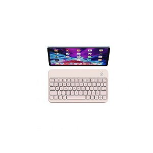 Teclado Wiwu RZ-01 Razor Ultra Light, Sem Fio, Multi Plataforma, Inglês - Rosa