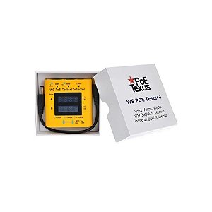 Testador/Detector Poe de LCD Passivo DC 6V a 56V Poe Tester+
