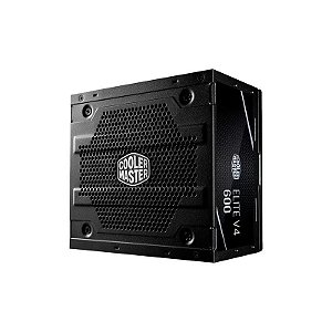 Fonte Cooler Master Elite Nex W600 MPW-6001-Acaw-Bus ATX 600W 80 White Bronze PFC Ativo Bivolt - Preto