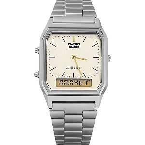 Relógio Casio AQ-230GG-9ADF Feminino - Analógico/Digital