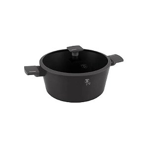 Panela Berlinger Haus Antiaderente com Tampa Preta 28CM