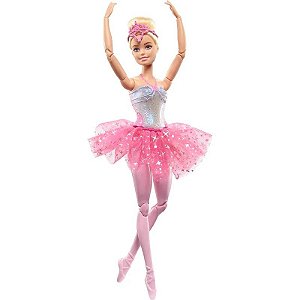 Boneca Barbie Bailarina Luzes Cintilantes HLC24-HLC25 - Mattel