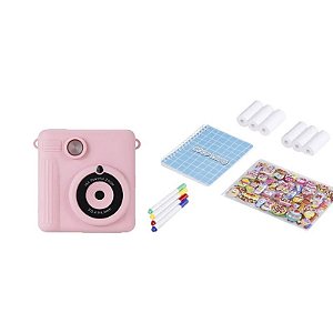 Kit Câmera Digital Instantânea Vivitar 45379KIT Rosa