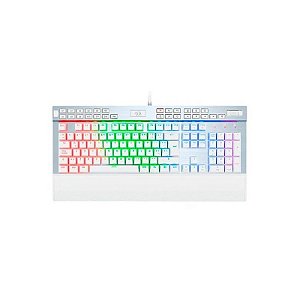 Teclado Redragon K550W-RGB-1 Yama EUA Mecânico WHT (Branco)