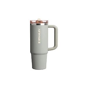 Copo Térmico Stanley The Flip Straw Quencher Protour Tumbler 10-12486-392 - 1.18L - com Bico - Sage Grey VRT