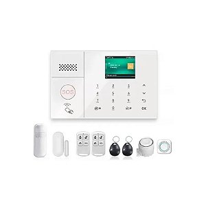 Alarme Residencial 4LIFE FL108GSM 2G/Wifi - Branco