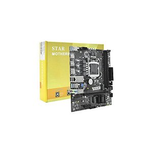 Placa Mãe 1200 Star H511 Rede Slot Nvme HDMI USB 3.0