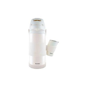 Garrafa Térmica Terrano Tereré - 1,9L - com Cuia Inox - Branco