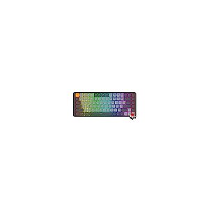 Teclado Gamer Mecânico Redragon K652GG-RGB-Pro Azure Wireless / Vermelho / Inglês - Cinza