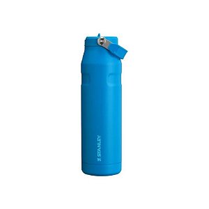 Garrafa Térmica Stanley The Aerolight Iceflow Bottle Flip Straw 2.0 Tampa com Canudo 1.1L - Azul