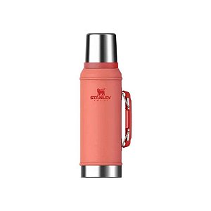 Garrafa Térmica Stanley The Legendary Classic Bottle 10-11494-049 - 940ML - Coral Quente