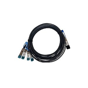 Cabo de Conexão Direta QSFP28-100G/4SFP-CU3M 30AWG 3M