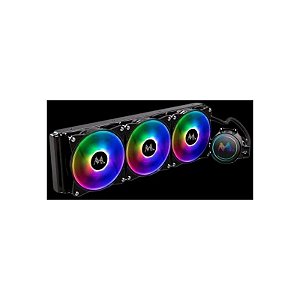 Cooler Líquido Mtek MWC-360 ARGB, Preto, 360MM, Intel 115X/1200/1700/2011(V3)/2066, AMD AM3+/AM4/AM5/FM2+