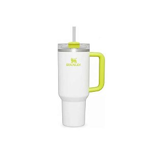 Copo Térmico Stanley Flowstate Quencher H2.0 Tumbler 1.18L - Fosco/Amarelo (com Canudo)