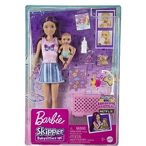 Boneca Barbie Skipper Babysitters Inc Mattel - FHY97-HJY33