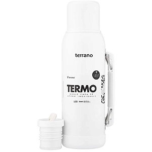 Garrafa Térmica Terrano 1L - Branca
