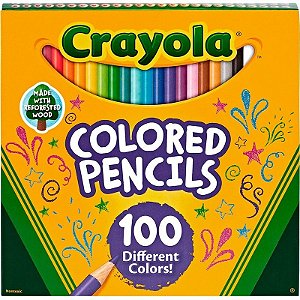 Lápis de Cor Crayola Lápis de Cor 68-8100 (100 unidades)