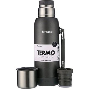 Garrafa Térmica Terrano 1L Classic 2028055 - Cinza