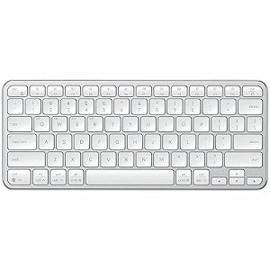 Teclado Sem Fio Satechi ST-KEXS-EN Slim EX1 Wireless Keyboard Bluetooth Prata