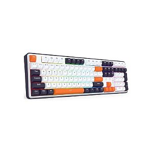 Teclado Mecânico Redragon Wyvern Pro K689WBO-RGB Pro - Branco/Preto
