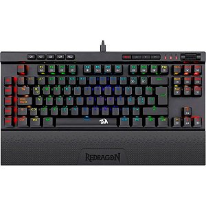 Teclado Gamer Redragon K587RGB-Pro Magic-Wand Pro BT 2.4G Preto