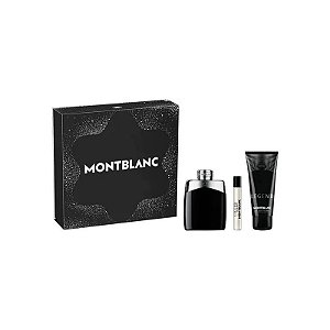 Kit Mont Blanc Legend Masculino 100 ML + Gel de Banho + Mini