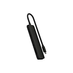 Hub Adaptador USB-C Slim Satechi Multiport ST-P7SK 7 Em 1 - Preto