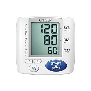 Medidor de Pressão Citizen CH-617 - para Pulso - Branco