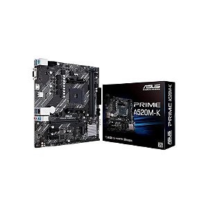 Placa-Mãe Asus Prime A520M-K AM4 DDR4 Micro ATX