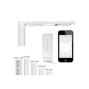 Motor para Automação de Cortinas Moes Zigbee ZC-PJ220 Wifi - Branco