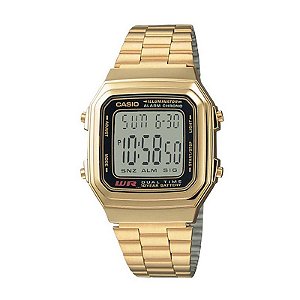 Relógio Masculino Casio Dual Time Digital A178WGA-1ADF